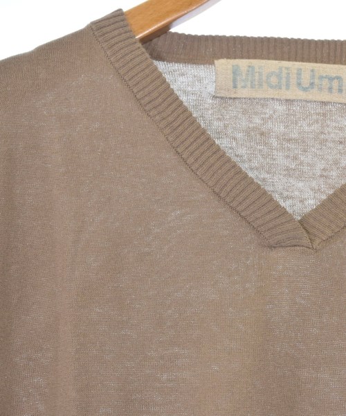 MidiUmi（ミディウミ）ベスト 茶 サイズ:F レディース/2200627670596