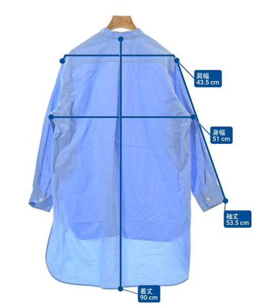 MidiUmi（ミディウミ）カジュアルシャツ 青 サイズ:F レディース/2200641766206