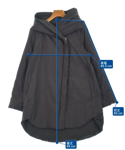 MidiUmi（ミディウミ）ダウンジャケット/ダウンベスト 黒 サイズ:F レディース/2200619488017