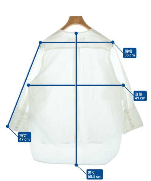 MidiUmi（ミディウミ）カジュアルシャツ 白 サイズ:F レディース/2200619715038