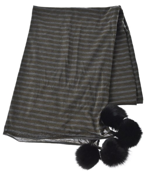 MidiUmi(ミディウミ)ストール カーキ サイズ:-/2200672184031