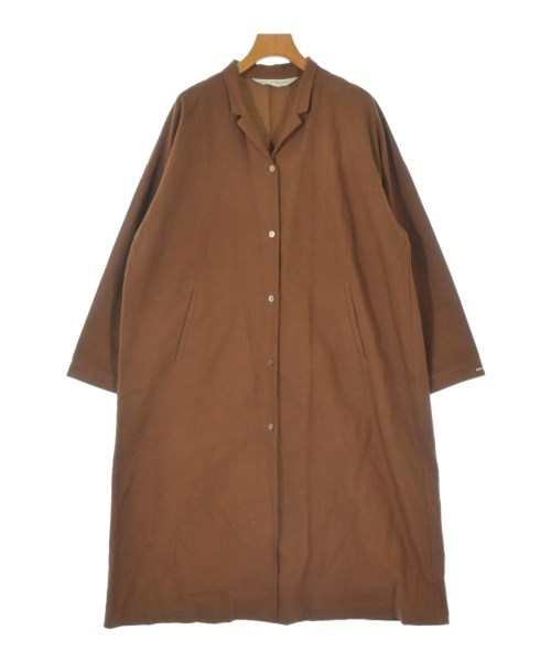 MidiUmi(ミディウミ)シャツワンピース 茶 サイズ:F/2200675923064