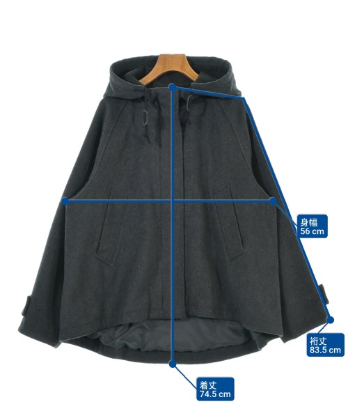 MidiUmi（ミディウミ）ブルゾン グレー サイズ:F レディース/2200647194010