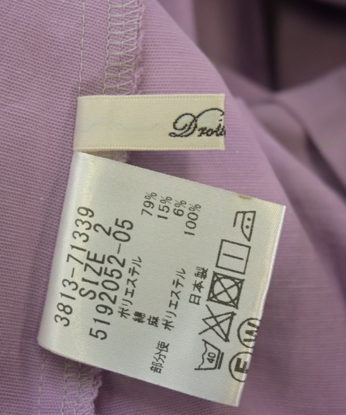 Droite Lautreamont（ドロワットロートレアモン）ブラウス 紫 サイズ:2(M位) レディース/2200629458123