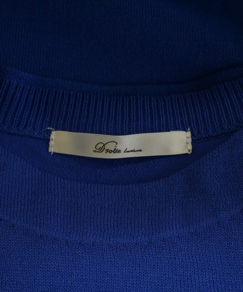 Droite Lautreamont（ドロワットロートレアモン）ニット・セーター 青 サイズ:2(M位) レディース/2200614318364