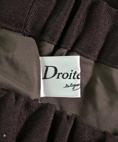Droite Lautreamont（ドロワットロートレアモン）スラックス 茶 サイズ:2(M位) レディース/2200709728092
