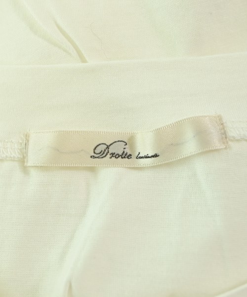 Droite Lautreamont（ドロワットロートレアモン）ノースリーブ 白 サイズ:2(M位) レディース/2200614680461