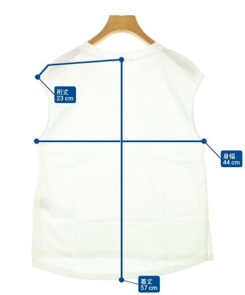 Droite Lautreamont（ドロワットロートレアモン）ノースリーブ 白 サイズ:2(M位) レディース/2200614680461