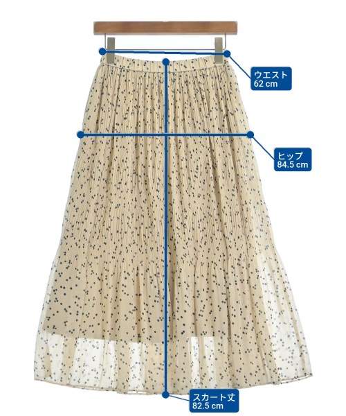 Droite Lautreamont（ドロワットロートレアモン）ロング・マキシ丈スカート 白 サイズ:2(M位) レディース/2200652107029