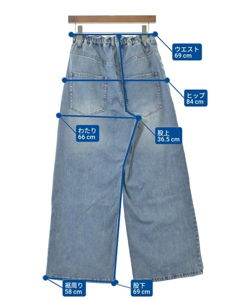 BARNYARDSTORM（バーンヤードストーム）デニムパンツ 青 サイズ:1(M位) レディース/2200618670086