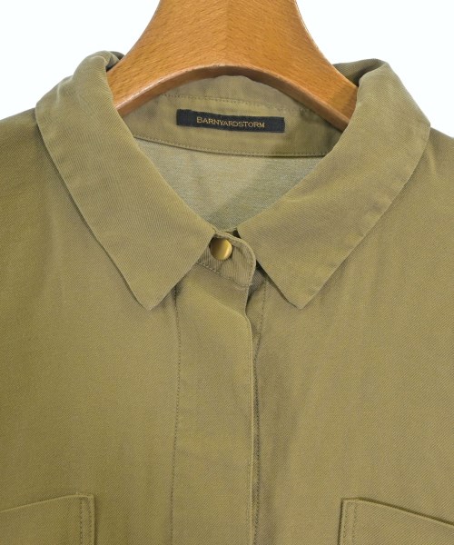 BARNYARDSTORM（バーンヤードストーム）シャツワンピース カーキ サイズ:1(M位) レディース/2200622971032
