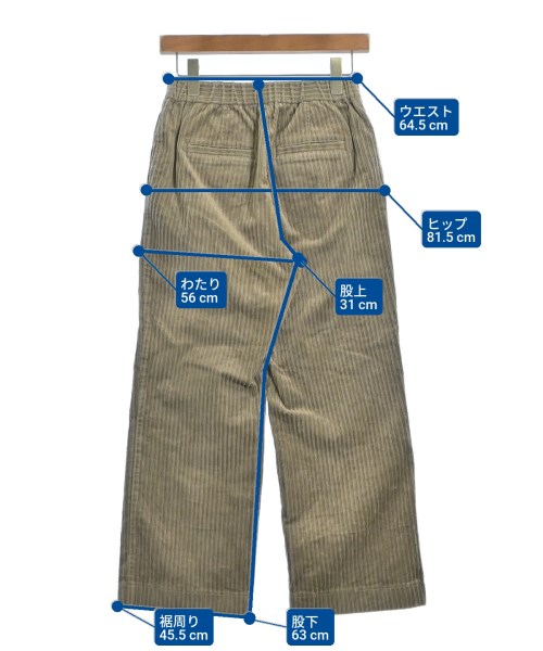 BARNYARDSTORM（バーンヤードストーム）チノパン 茶 サイズ:0(S位) レディース/2200637148030