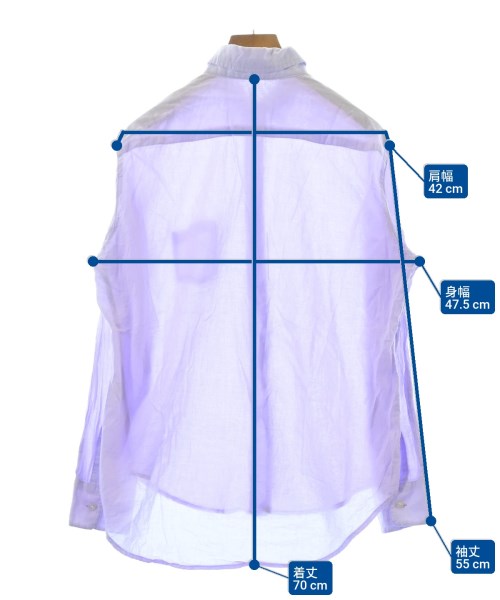 BARNYARDSTORM（バーンヤードストーム）カジュアルシャツ 紫 サイズ:1(M位) レディース/2200628732095