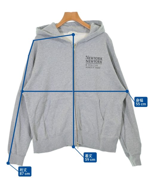 BARNYARDSTORM（バーンヤードストーム）パーカー グレー サイズ:F レディース/2200633387013