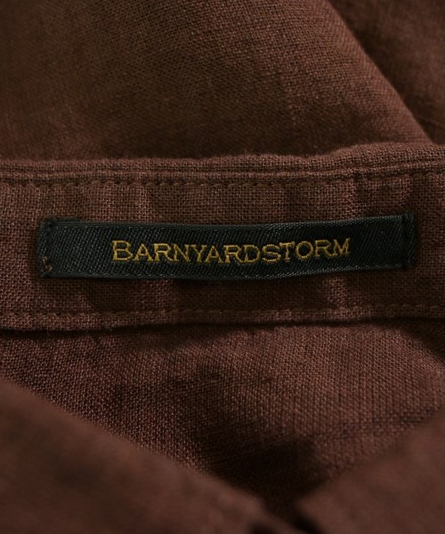 BARNYARDSTORM（バーンヤードストーム）カジュアルシャツ 茶 サイズ:0(S位) レディース/2200604147035