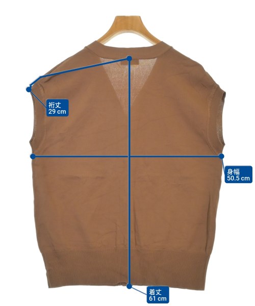 BARNYARDSTORM（バーンヤードストーム）ベスト 茶 サイズ:F レディース/2200670630035