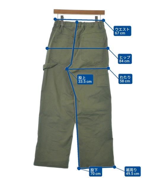 BARNYARDSTORM（バーンヤードストーム）カーゴパンツ カーキ サイズ:1(M位) レディース/2200662092049