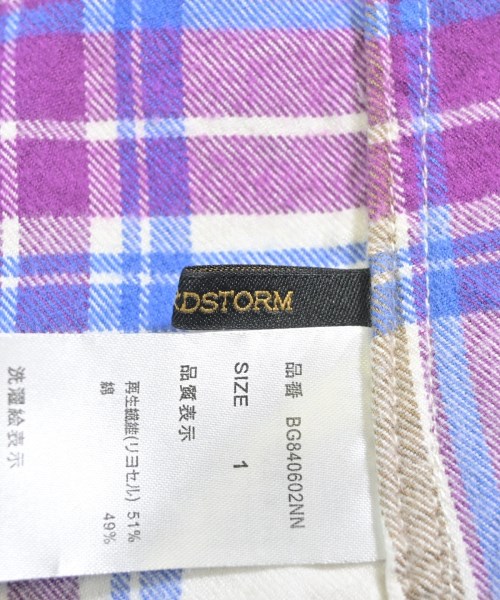 BARNYARDSTORM（バーンヤードストーム）カジュアルシャツ 紫 サイズ:1(M位) レディース/2200649563104