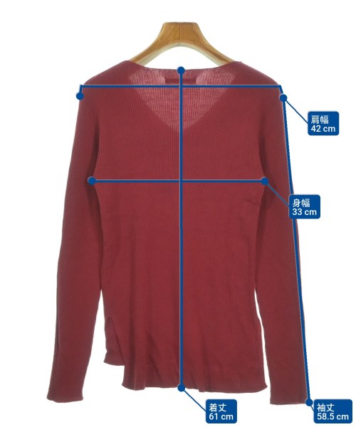 BARNYARDSTORM（バーンヤードストーム）ニット・セーター 赤 サイズ:1(M位) レディース/2200646604084