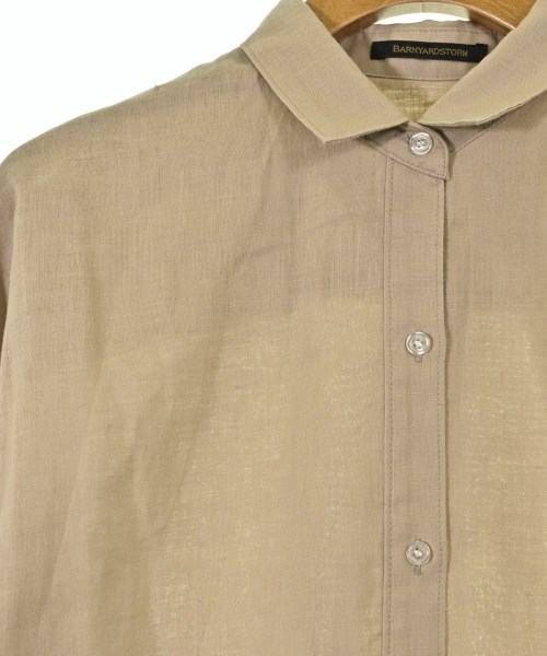 BARNYARDSTORM（バーンヤードストーム）カジュアルシャツ ベージュ サイズ:0(S位) レディース/2200649047055