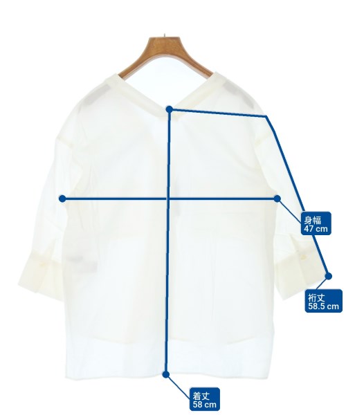 BARNYARDSTORM（バーンヤードストーム）カジュアルシャツ 白 サイズ:0(S位) レディース/2200649047109