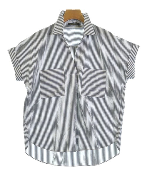 BARNYARDSTORM(バーンヤードストーム)ブラウス 紺 サイズ:0(S位)/2200649047147