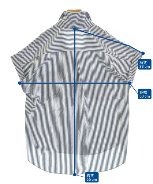 BARNYARDSTORM（バーンヤードストーム）ブラウス 紺 サイズ:0(S位) レディース/2200649047147