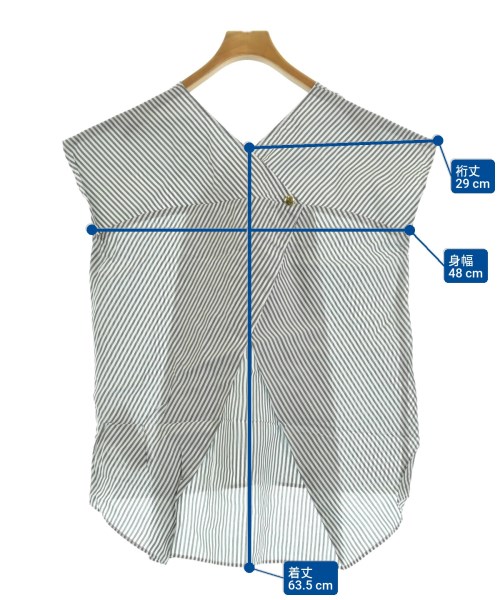 BARNYARDSTORM（バーンヤードストーム）カジュアルシャツ グレー サイズ:F レディース/2200649047383