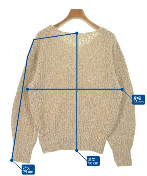 BARNYARDSTORM（バーンヤードストーム）ニット・セーター ベージュ サイズ:F レディース/2200649047390