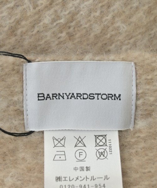 BARNYARDSTORM（バーンヤードストーム）マフラー ベージュ サイズ:- レディース/2200649047499