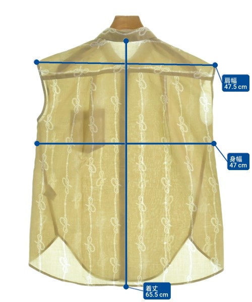 BARNYARDSTORM（バーンヤードストーム）ブラウス ベージュ サイズ:0(S位) レディース/2200638818130