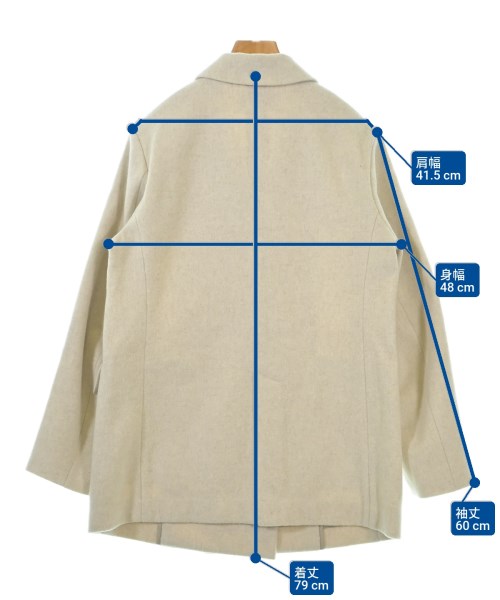 BARNYARDSTORM（バーンヤードストーム）ピーコート 白 サイズ:0(S位) レディース/2200636577039