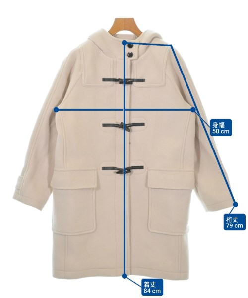 BARNYARDSTORM（バーンヤードストーム）ダッフルコート 白 サイズ:0(S位) レディース/2200638726022