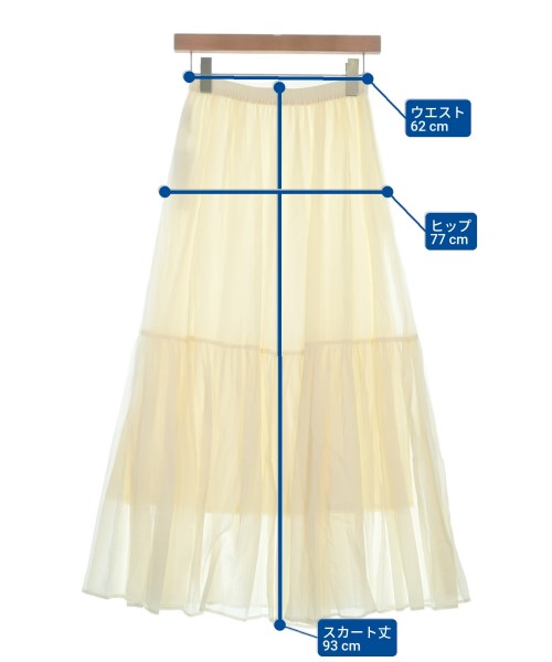 BARNYARDSTORM（バーンヤードストーム）ロング・マキシ丈スカート 白 サイズ:0(S位) レディース/2200633634056