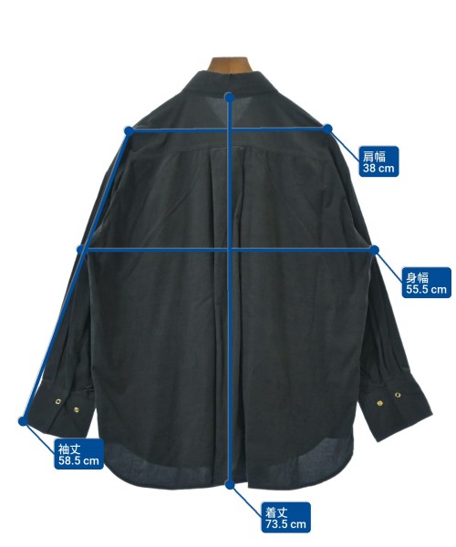 BARNYARDSTORM（バーンヤードストーム）カジュアルシャツ 黒 サイズ:0(S位) レディース/2200631814061