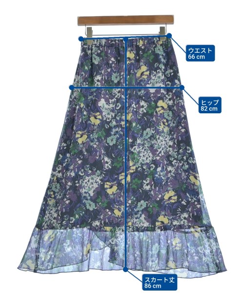 BARNYARDSTORM（バーンヤードストーム）ロング・マキシ丈スカート 紫 サイズ:1(M位) レディース/2200643416086