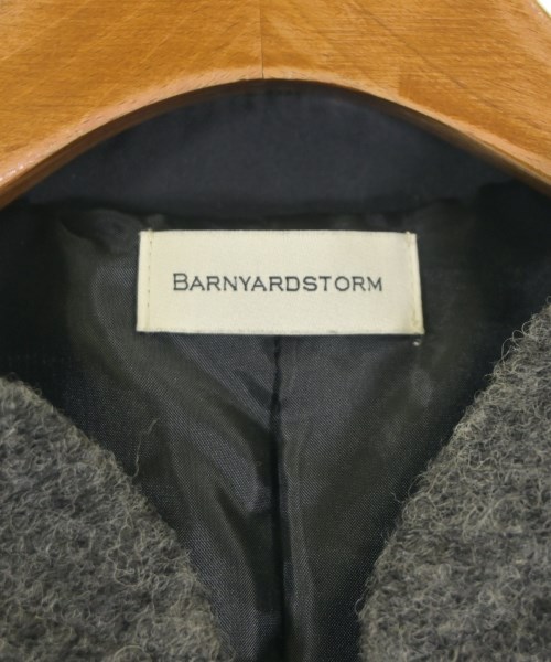 BARNYARDSTORM（バーンヤードストーム）ノーカラージャケット グレー サイズ:2(L位) レディース/2200646197036