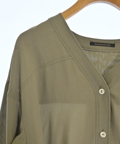 BARNYARDSTORM（バーンヤードストーム）シャツワンピース カーキ サイズ:0(S位) レディース/2200638714265