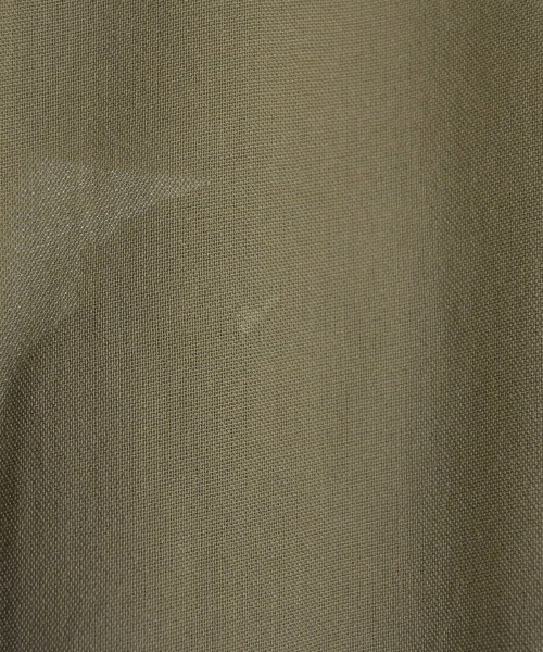 BARNYARDSTORM（バーンヤードストーム）シャツワンピース カーキ サイズ:0(S位) レディース/2200638714265