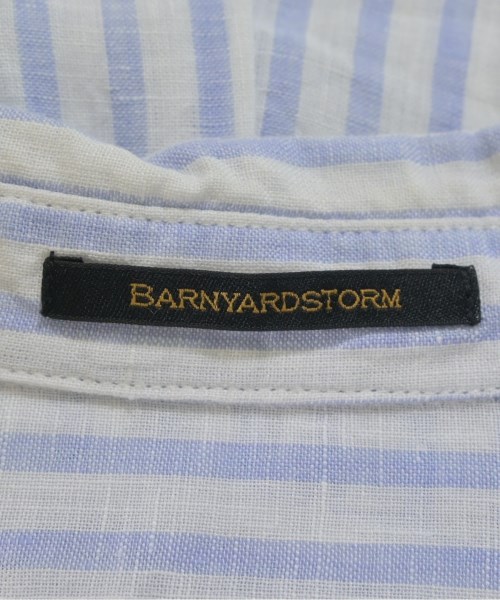 BARNYARDSTORM（バーンヤードストーム）シャツワンピース 青 サイズ:0(S位) レディース/2200700412051