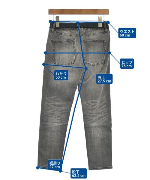 BARNYARDSTORM（バーンヤードストーム）デニムパンツ グレー サイズ:00(XS位) レディース/2200702196089