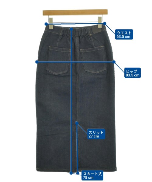 BARNYARDSTORM（バーンヤードストーム）ロング・マキシ丈スカート 紺 サイズ:-(S位) レディース/2200658000034