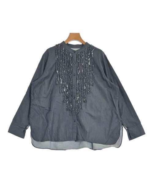 BARNYARDSTORM(バーンヤードストーム)ブラウス 紺 サイズ:F/2200658714184