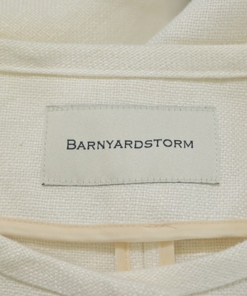 BARNYARDSTORM（バーンヤードストーム）ノーカラージャケット 白 サイズ:1(M位) レディース/2200683426021
