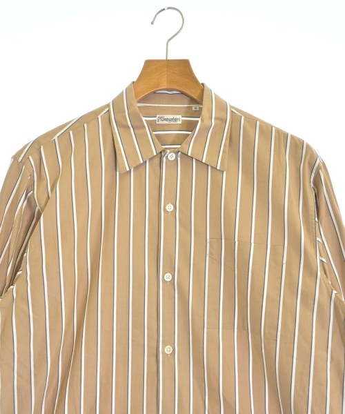 Camoshita（カモシタ）カジュアルシャツ ベージュ サイズ:M メンズ/2200640311513
