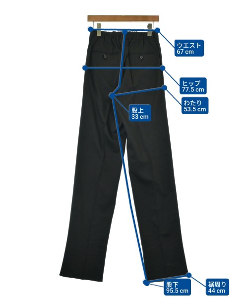 Camoshita（カモシタ）スラックス 黒 サイズ:44(S位) メンズ/2200616293027