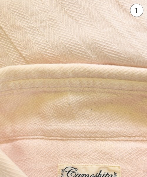 Camoshita（カモシタ）ドレスシャツ ピンク サイズ:37(XS位) メンズ/2200699290050