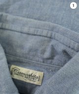 Camoshita（カモシタ）カジュアルシャツ 青 サイズ:37(XS位) メンズ/2200728757073