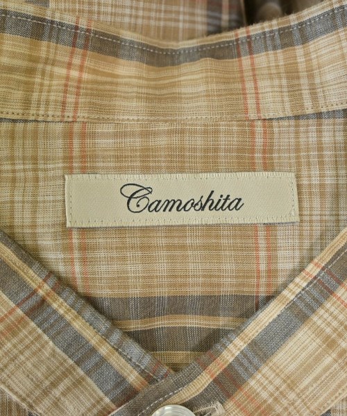 Camoshita（カモシタ）カジュアルシャツ ベージュ サイズ:L メンズ/2200728802131