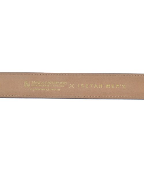 NEW&LINGWOOD（ニューアンドリングウッド）ベルト 茶 サイズ:75 メンズ/2200632078059